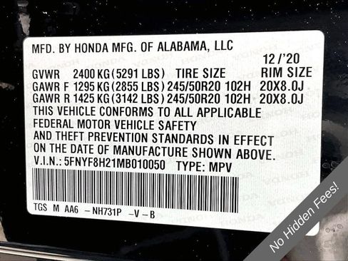 Used 2021 Honda Passport Sport image 23