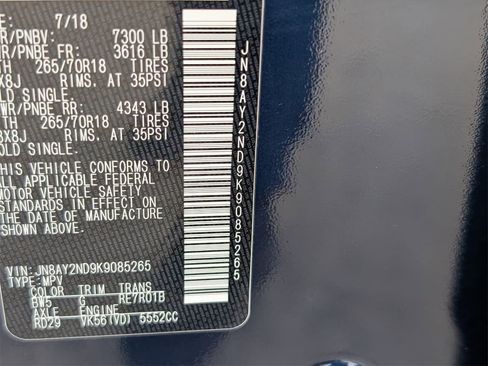 Used 2019 Nissan Armada SV w/ Driver Package image 28