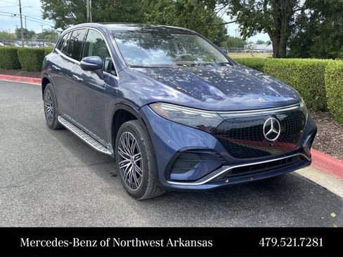 Used 2023 Mercedes-Benz EQS 450+ 4MATIC SUV w/ Exclusive Trim Package image 1