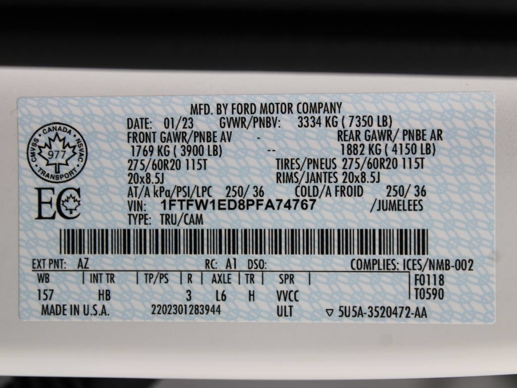 Used 2023 Ford F150 Lariat w/ Equipment Group 502A High AWD/4WD image 86