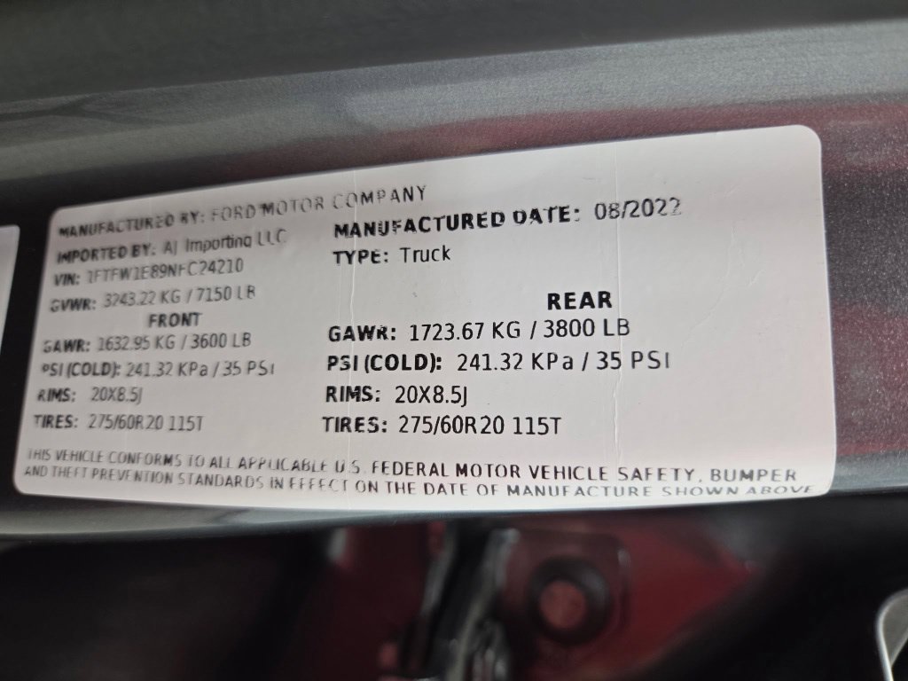 Used 2022 Ford F150 XLT w/ Equipment Group 302A High AWD/4WD image 60