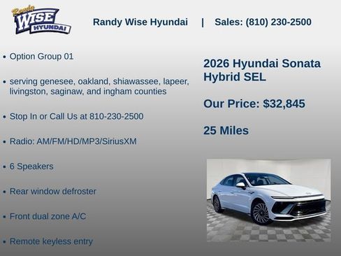 New 2026 Hyundai Sonata SEL FWD image 5