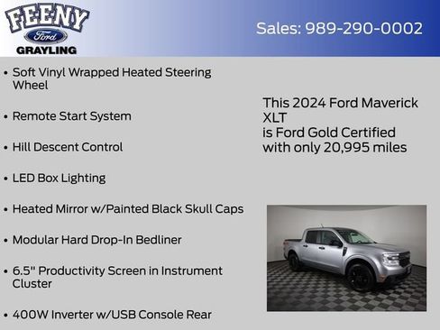 Used 2024 Ford Maverick XLT w/ XLT Luxury Package AWD/4WD image 28