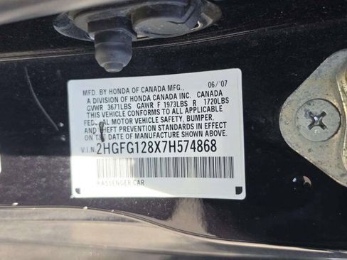 Used 2007 Honda Civic EX image 10