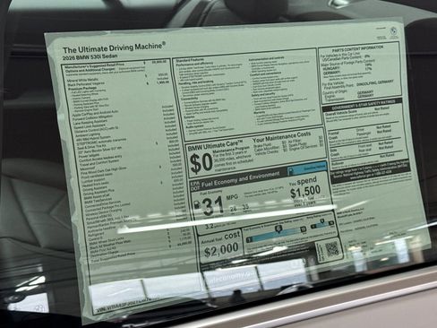 Used 2026 BMW 530i w/ Premium Package image 29