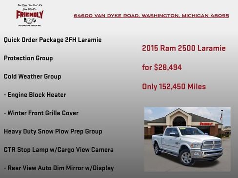Used 2015 RAM 2500 Laramie AWD/4WD image 5