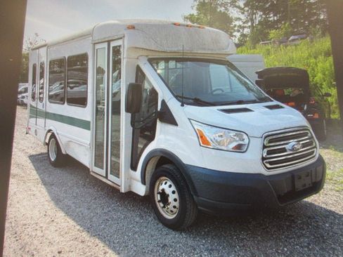 Used 2018 Ford Transit 350 138 DRW w/ Shuttle Bus Prep Package RWD image 1