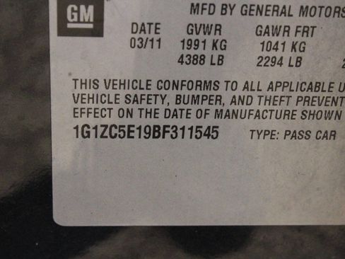 Used 2011 Chevrolet Malibu LT w/ Power Convenience Package FWD image 10