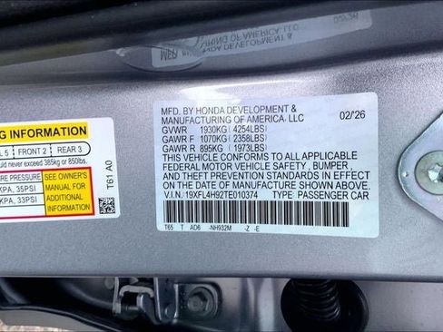New 2026 Honda Civic Sport Touring image 20