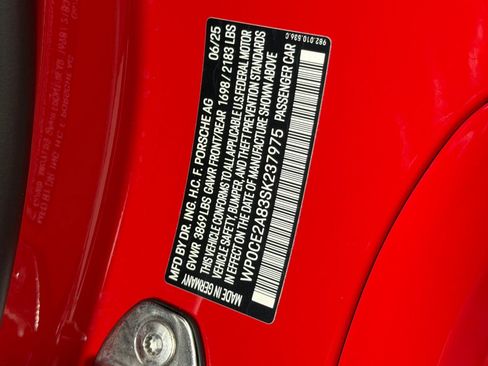 Used 2025 Porsche 718 Boxster Spyder RS RWD image 27