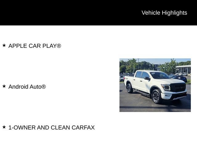 Used 2023 Nissan Titan PRO-4X w/ Off Road Protection Package AWD/4WD image 5