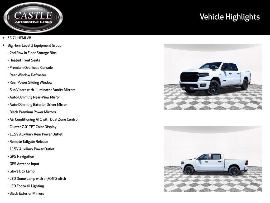 New 2026 RAM 1500 Big Horn AWD/4WD image 3