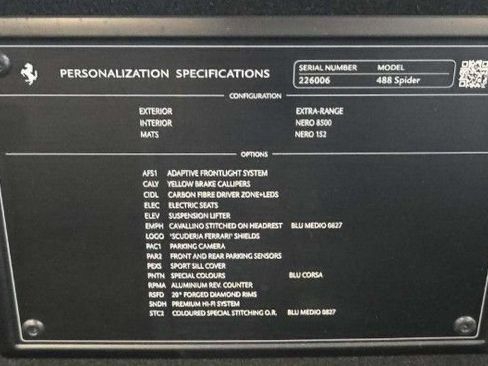 Used 2017 Ferrari 488 Spider RWD image 8
