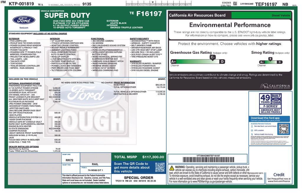 New 2026 Ford F450 Platinum w/ Platinum Plus Package AWD/4WD image 55