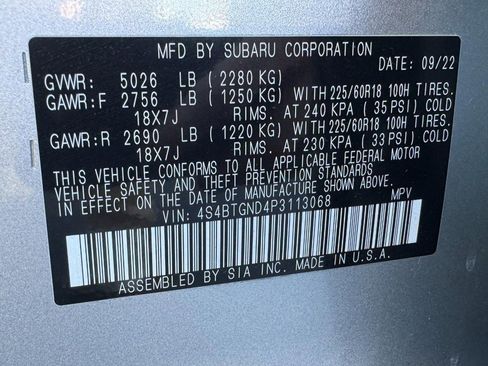 Used 2023 Subaru Outback Limited XT w/ Popular Package #2 image 26