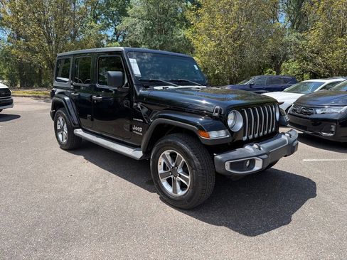 Used 2021 Jeep Wrangler Unlimited Sahara w/ Safety Group AWD/4WD image 1