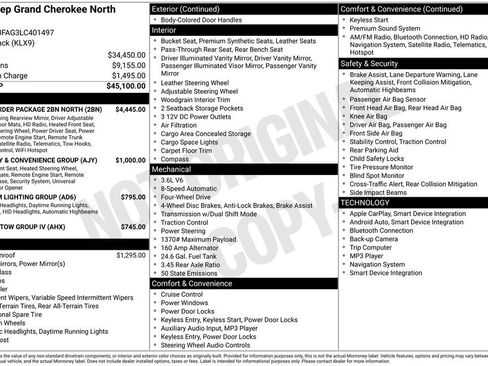 Used 2020 Jeep Grand Cherokee Laredo w/ Quick Order Package 2BN North image 25