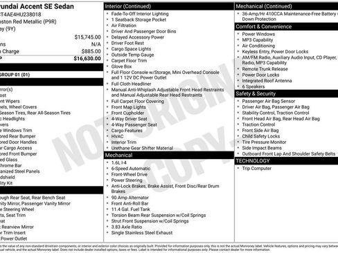 Used 2017 Hyundai Accent SE FWD image 1