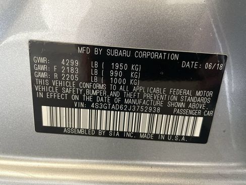 Used 2018 Subaru Impreza 2.0i Premium w/ Eyesight & BSD & Rcta AWD/4WD image 24
