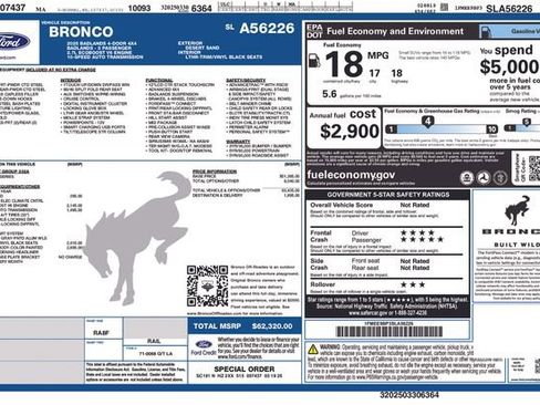 Used 2025 Ford Bronco Badlands AWD/4WD image 16