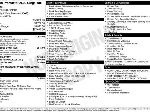 New 2024 RAM ProMaster 2500 w/ Safety Group FWD image 4