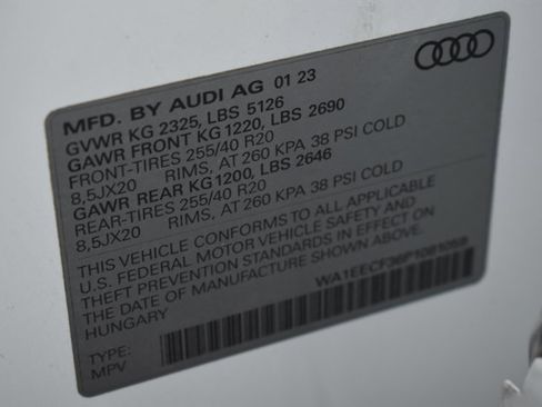 Used 2023 Audi Q3 2.0T Premium Plus w/ Premium Plus Package AWD/4WD image 37