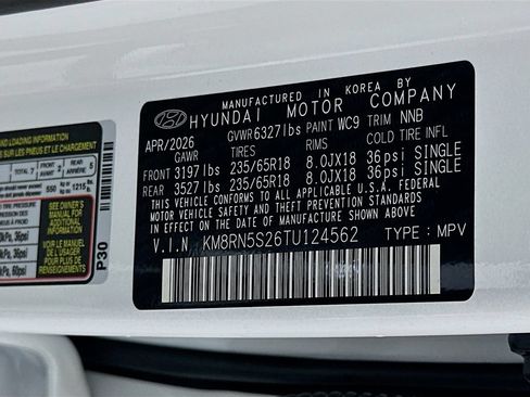 New 2026 Hyundai Palisade SEL w/ Tow & Go Package FWD image 24