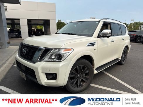 Used 2020 Nissan Armada Platinum w/ Captain's Chairs Package AWD/4WD image 1
