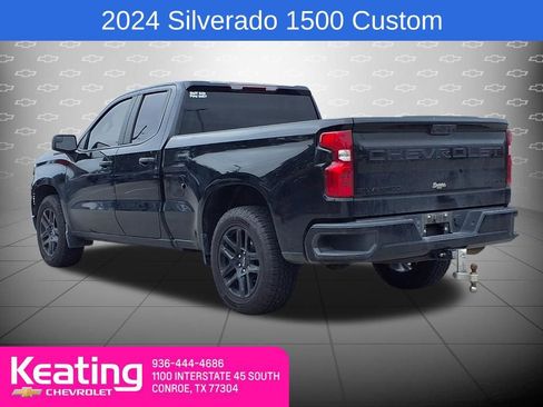 Used 2024 Chevrolet Silverado 1500 Custom w/ LPO, Dark Essentials Package RWD image 2