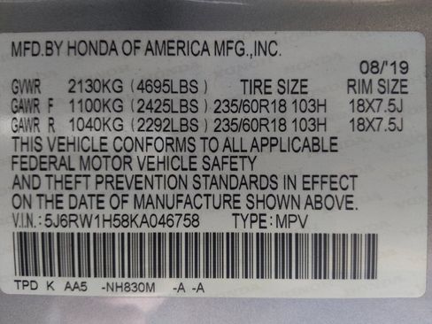 Used 2019 Honda CR-V EX image 33