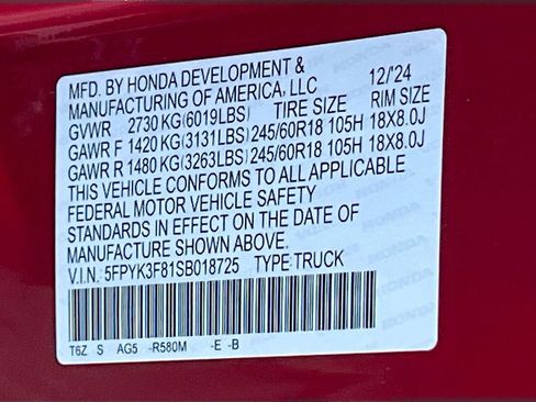 Used 2025 Honda Ridgeline Black Edition image 33