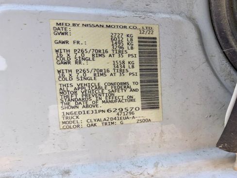 Used 2023 Nissan Frontier S w/ Technology Package RWD image 11