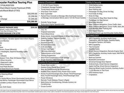Used 2018 Chrysler Pacifica Touring Plus w/ S Appearance Package