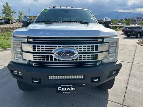Used 2017 Ford F350 Platinum w/ Platinum Ultimate Package AWD/4WD image 2