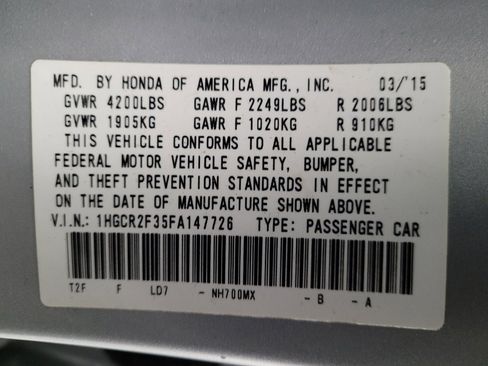 Used 2015 Honda Accord LX image 33