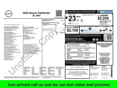 Used 2026 Nissan Pathfinder SL