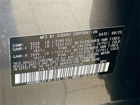 New 2025 Subaru Outback Touring XT w/ Popular Package #2 image 36