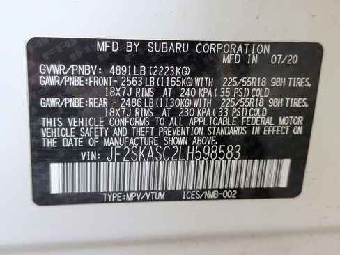 Used 2020 Subaru Forester Limited image 38