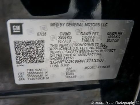 Used 2019 Chevrolet Traverse High Country w/ LPO, Floor Liner Package AWD/4WD image 31