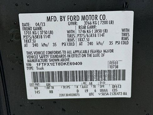 Used 2013 Ford F150 FX4 w/ Mid Equipment Group image 28