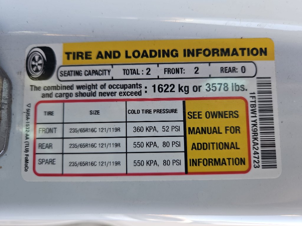 Used 2024 Ford E-Transit Low Roof RWD image 25