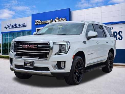 Used 2021 GMC Yukon SLT w/ SLT Premium Package RWD image 2