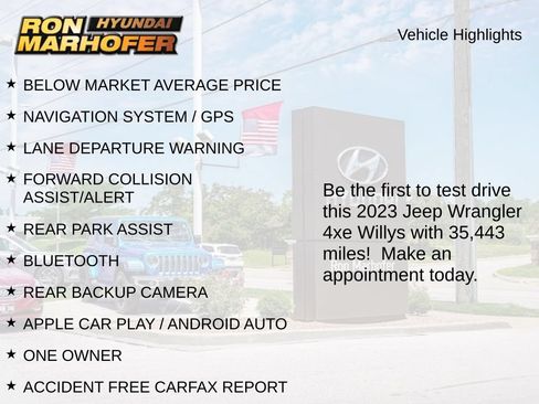 Used 2023 Jeep Wrangler Unlimited w/ Cold Weather Group AWD/4WD image 2