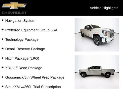 Used 2025 GMC Sierra 3500 Denali w/ Denali Reserve Package AWD/4WD image 5