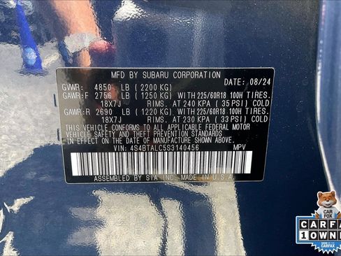 Used 2025 Subaru Outback Onyx Edition AWD/4WD image 33
