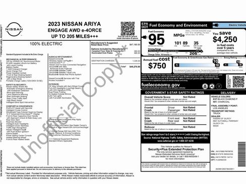 Used 2023 Nissan Ariya ENGAGE e-4ORCE image 4