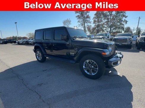Used 2019 Jeep Wrangler Unlimited Sahara w/ LED Lighting Group image 2