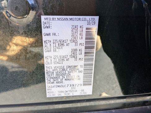 Used 2020 Nissan Rogue SV image 35