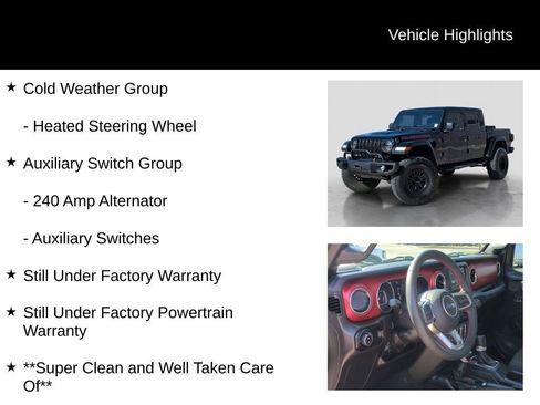Used 2023 Jeep Gladiator Rubicon w/ Cold Weather Group image 11