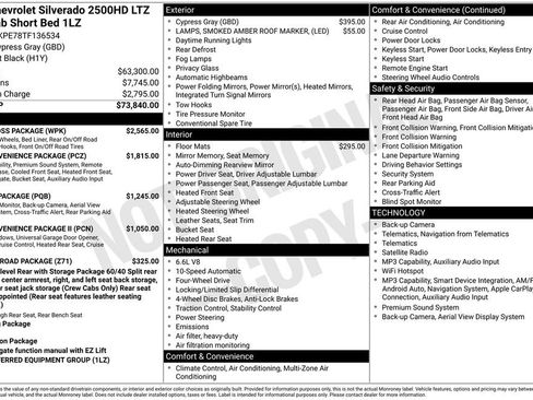 Used 2026 Chevrolet Silverado 2500 LTZ w/ Trail Boss Package AWD/4WD image 26